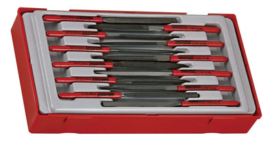Teng TTNF12 12 Piece Needle File Set - TENGTTNF12 - Teng Tools - Trade Counter Direct