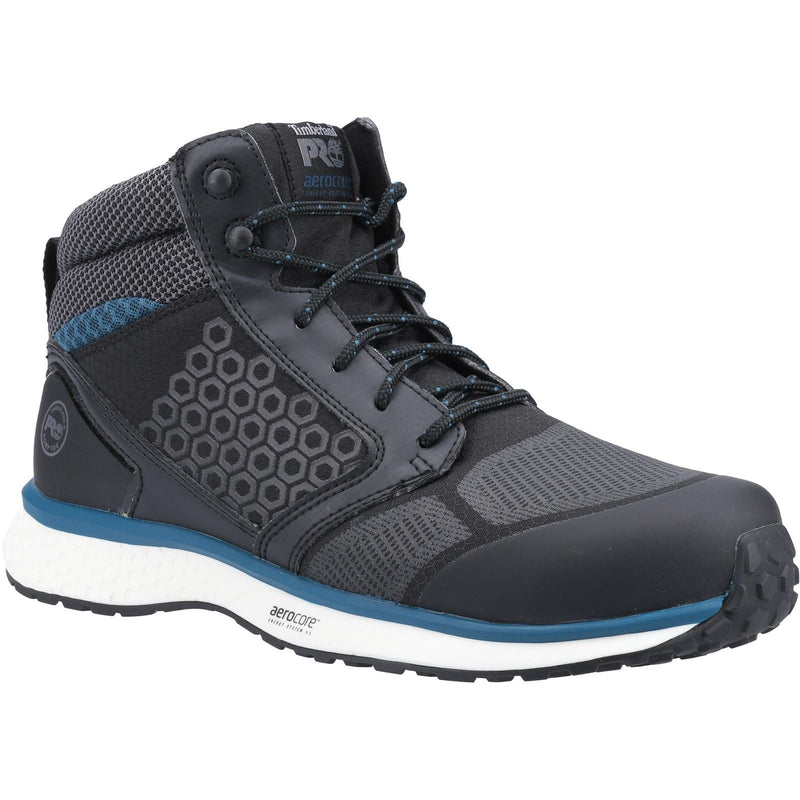 Timberland Pro Reaxion Mid Composite Safety Boot - Black/Blue (A2633 001 - 065) - 32728-55902-04 - Timberland Pro - Trade Counter Direct