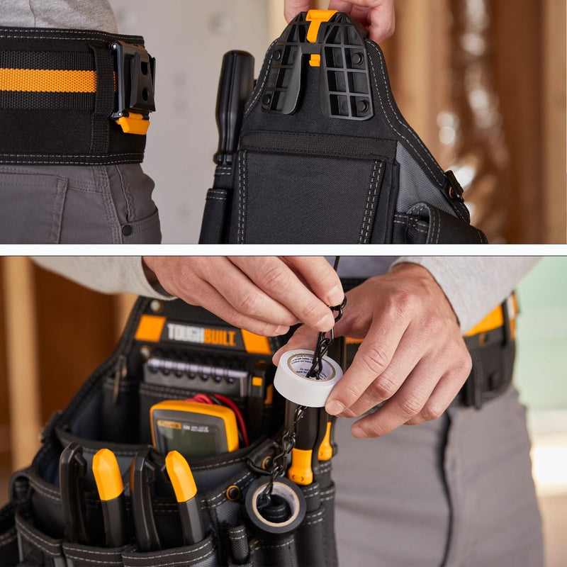 Toughbuilt Master Electrician's Pouch + Shoulder Strap - TB - CT - 104 - TB-CT-104 - Toughbuilt - Trade Counter Direct