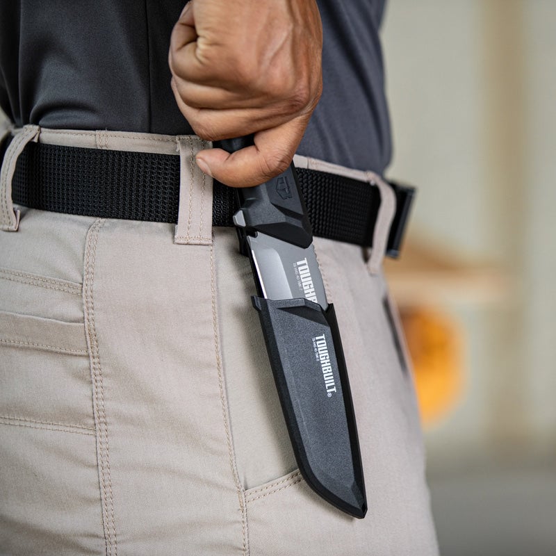 Toughbuilt Tradesman Knife Heavy - Duty Sheath With Belt Clip - TB - H4S - 40 - TMK - 2 - TB-H4S-40-TMK-2 - Toughbuilt - Trade Counter Direct