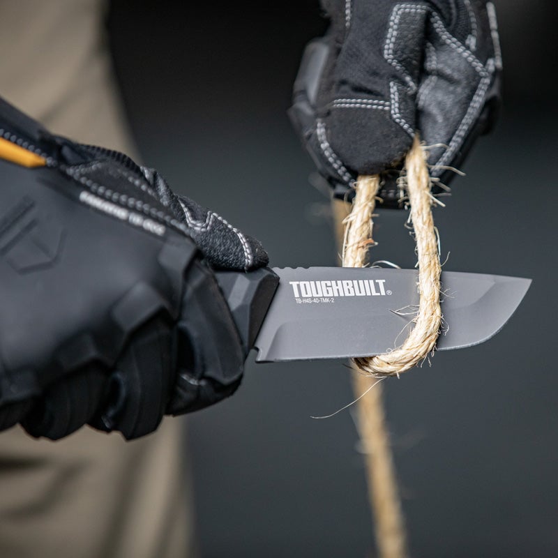 Toughbuilt Tradesman Knife Heavy - Duty Sheath With Belt Clip - TB - H4S - 40 - TMK - 2 - TB-H4S-40-TMK-2 - Toughbuilt - Trade Counter Direct