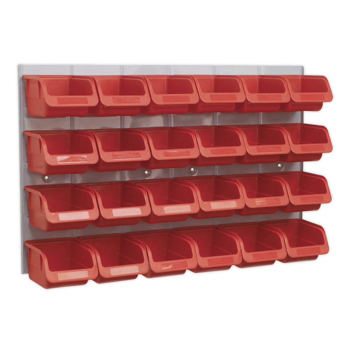 Sealey TPS130 Bin & Panel Combination 24 Bins - Red