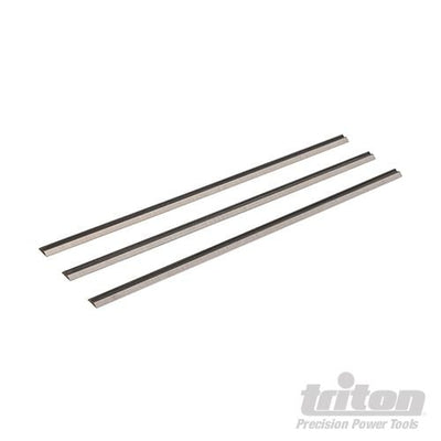 Triton 180mm Planer Blades 3pk TPL180PB 180mm / 7" Blade - 928758 - 928758 - Triton - Trade Counter Direct