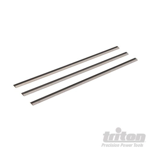 Triton 180mm Planer Blades 3pk TPL180PB 180mm / 7" Blade - 928758 - 928758 - Triton - Trade Counter Direct