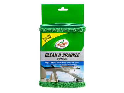 Turtle Wax X5344TD Dual Action Clean and Sparkle Glass Towel - X5344TD - Turtle Wax - Trade Counter Direct