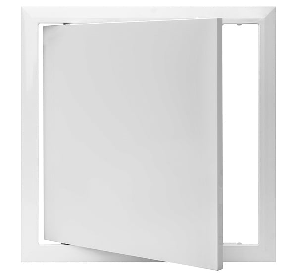 Value Hinged Plastic Access Panels - D-100X100 - Value Access Panels - Trade Counter Direct