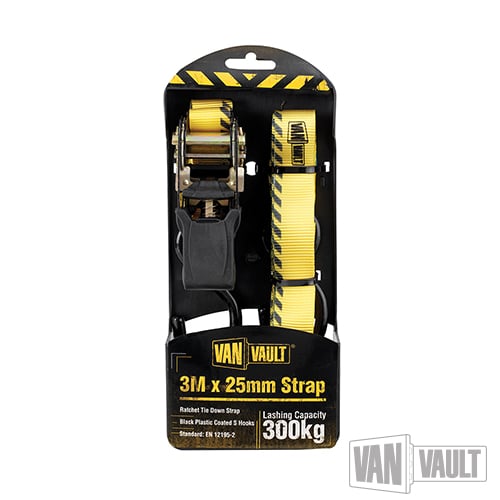 Van Vault Ratchet Strap | S10677 - S10677 - Van Vault - Trade Counter Direct