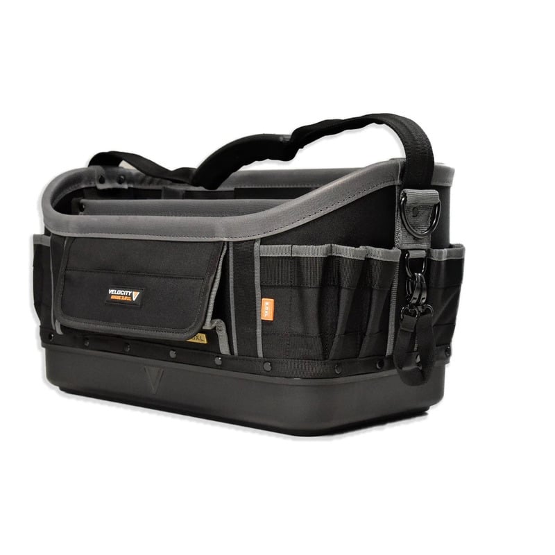 Velocity Rogue 3.0 XL Open Tote Tool Bag - Grey (VR - 1111) - VR-1111 - Velocity - Trade Counter Direct