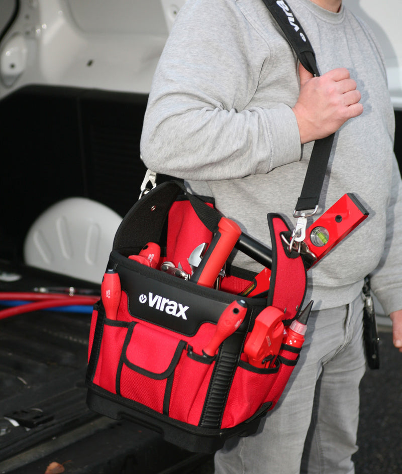 Virax 382655 textile bucket tool bag; bag only