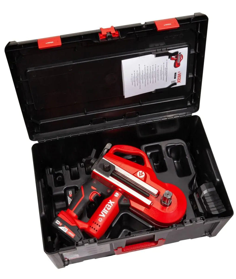 Virax Eurostem III 18V Cordless Pipe Bender 15 - 22 - 28mm UK Kit - 990966 - VIR990966 - Virax - Trade Counter Direct