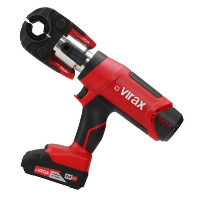 Virax M2X 20kN Cordless Press Machine with Mother Jaw, M15 - 22 - 28 Inserts & 2 Batteries UK - 990978 - VIR990978 - Virax - Trade Counter Direct