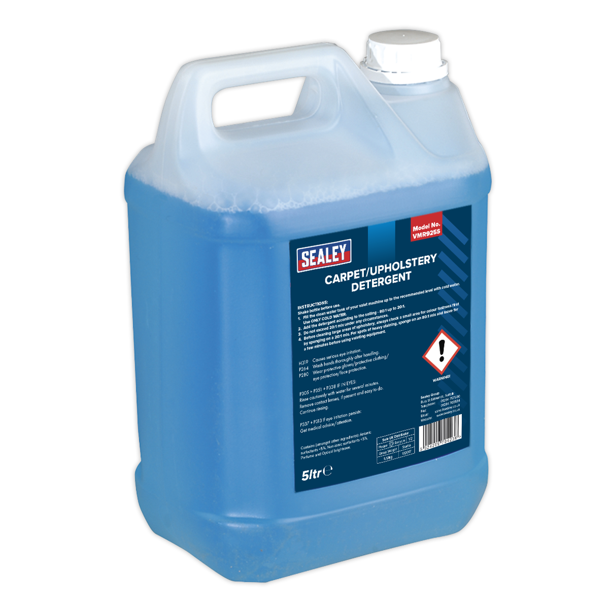 Sealey VMR925S Carpet/Upholstery Detergent 5L