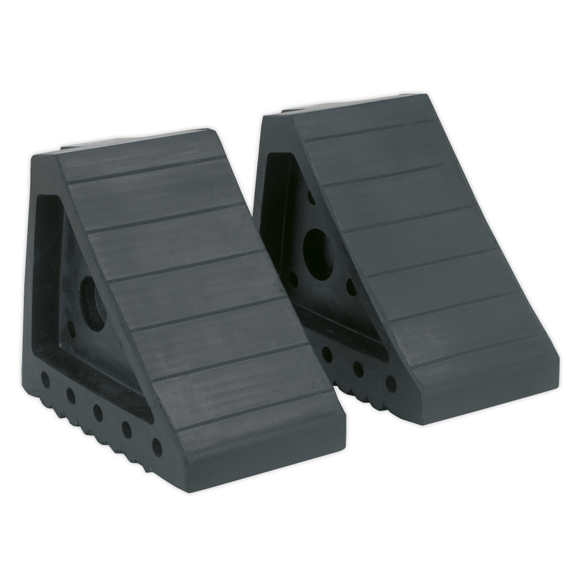 Sealey WC01 Rubber Wheel Chocks 1.8kg - Pair