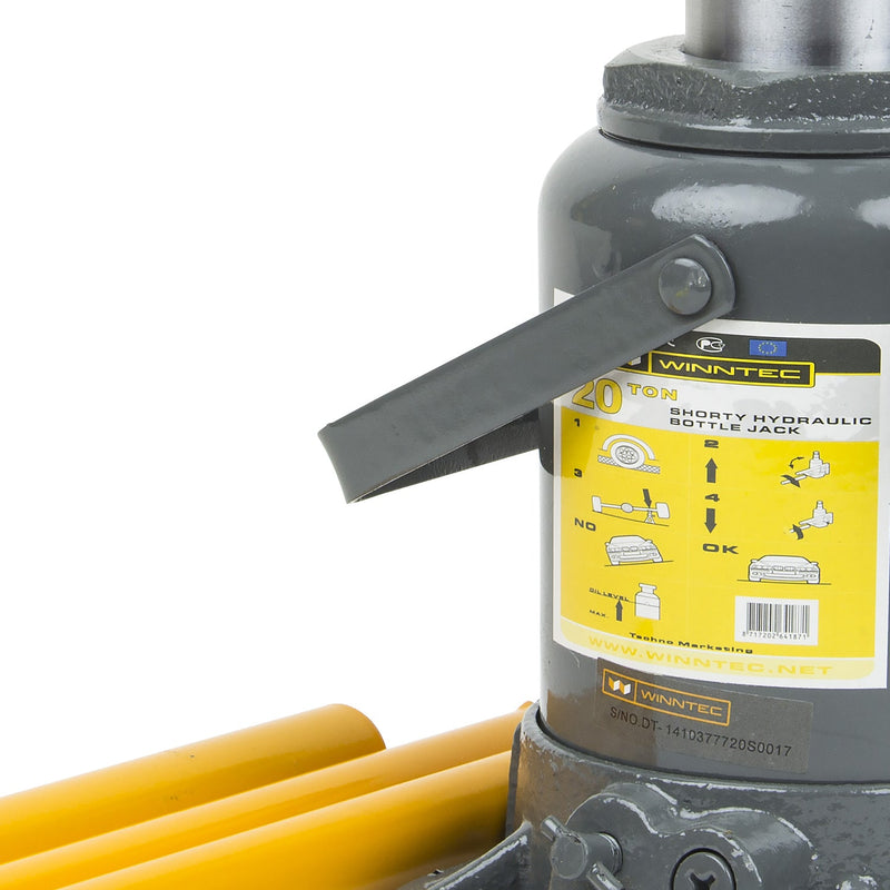 WINNTEC® 20 TON Low-Profile Bottle Jack - SIP-09833 - WINNTEC - Trade Counter Direct