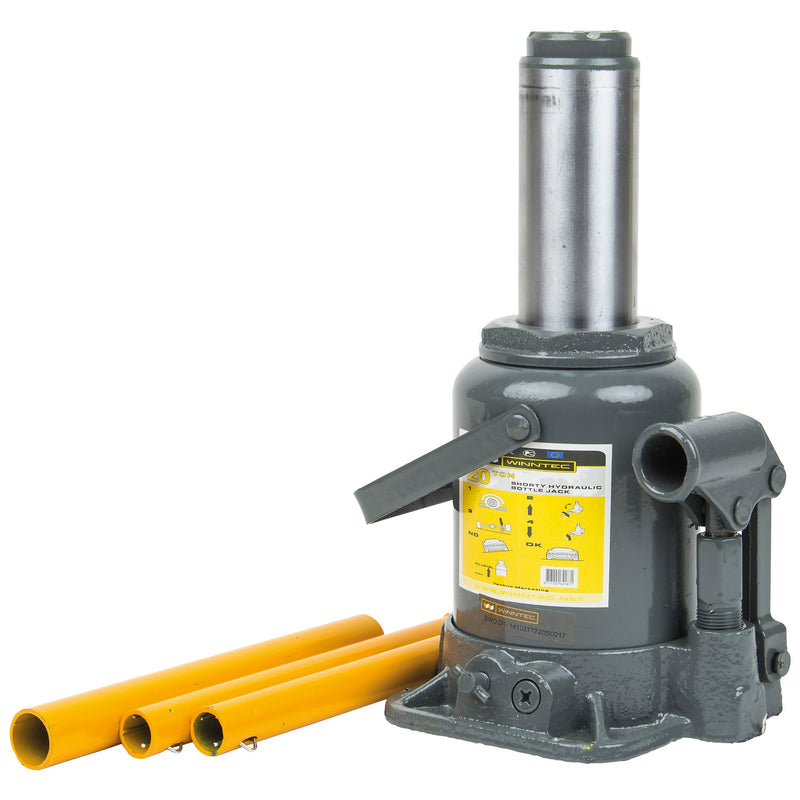WINNTEC® 20 TON Low-Profile Bottle Jack - SIP-09833 - WINNTEC - Trade Counter Direct