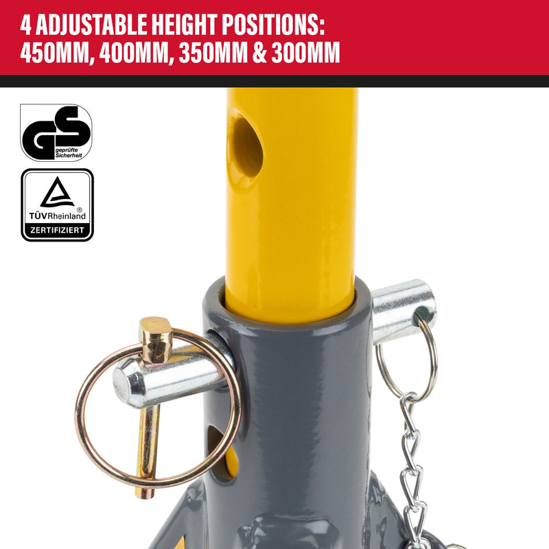 WINNTEC® 3 TON Pin Jack Stands - SIP-09847 - WINNTEC - Trade Counter Direct