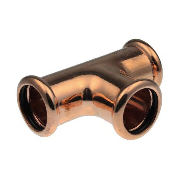 Pegler XPress S24 Copper Equal Tee (M-Press) - 15-54mm Options