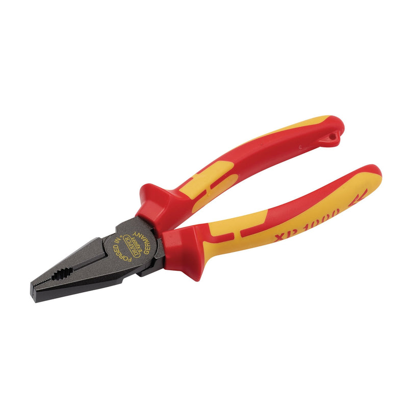 XP1000® VDE Hi-Leverage Combination Pliers, 180mm, Tethered - DR-99503 - Draper - Trade Counter Direct