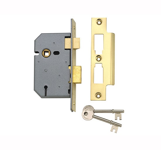 Yale Locks 3 Lever Mortice Sash Locks - PM320 - YALPM320CH25 - Yale Locks - Trade Counter Direct