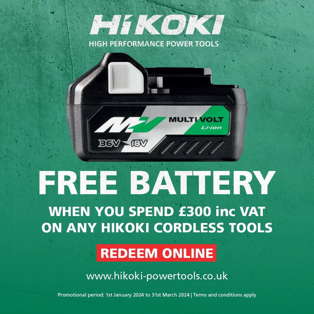 Elevate Your Toolkit with HiKOKI's Battery Offer