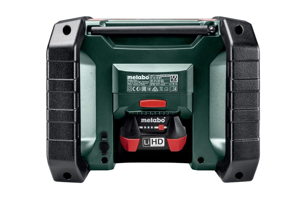 Metabo R12-18DABBT (R 12-18 DAB+ BT) Cordless Worksite Radio - 600778380