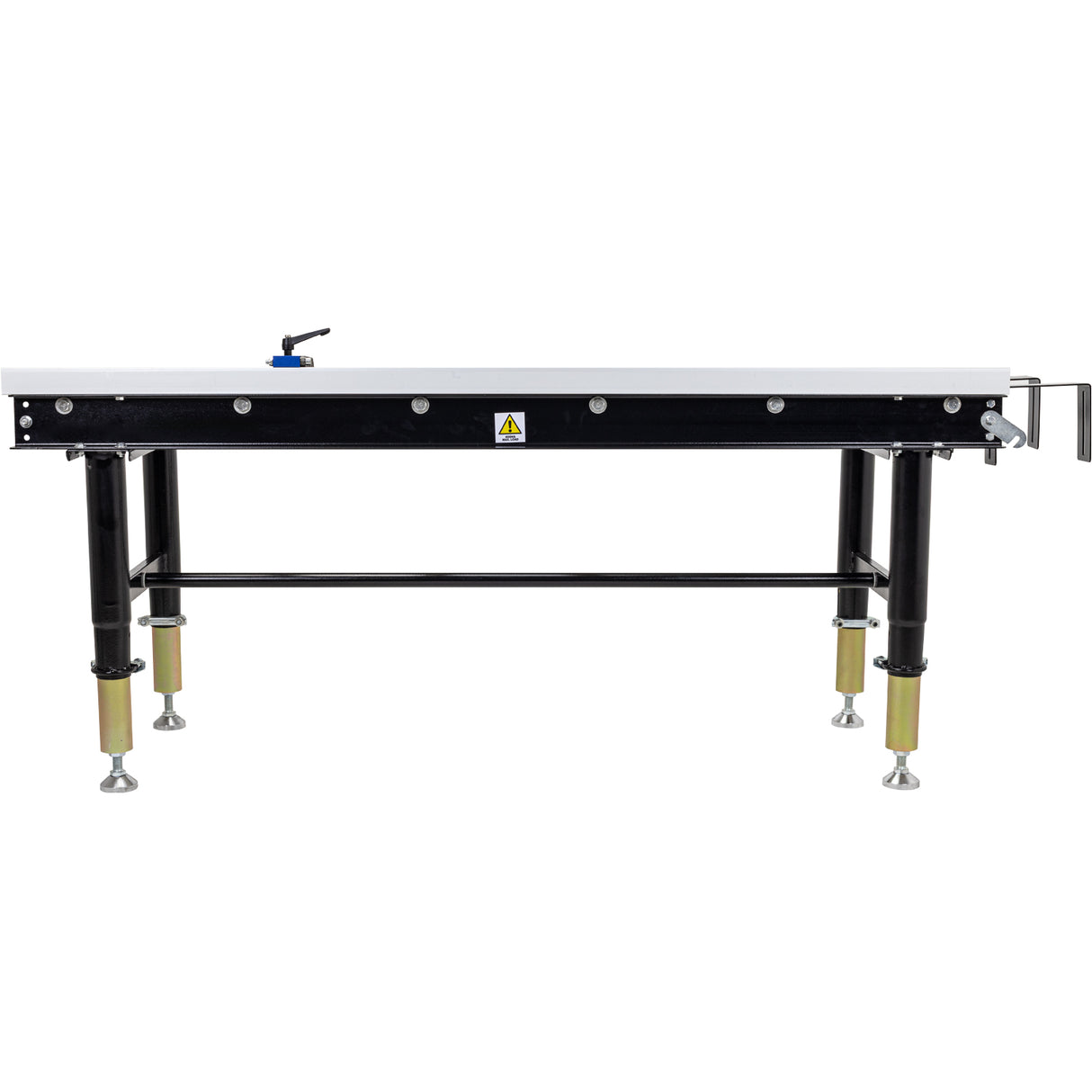 SIP Adjustable Roller Stand Table 1500mm x 400mm 400kg
