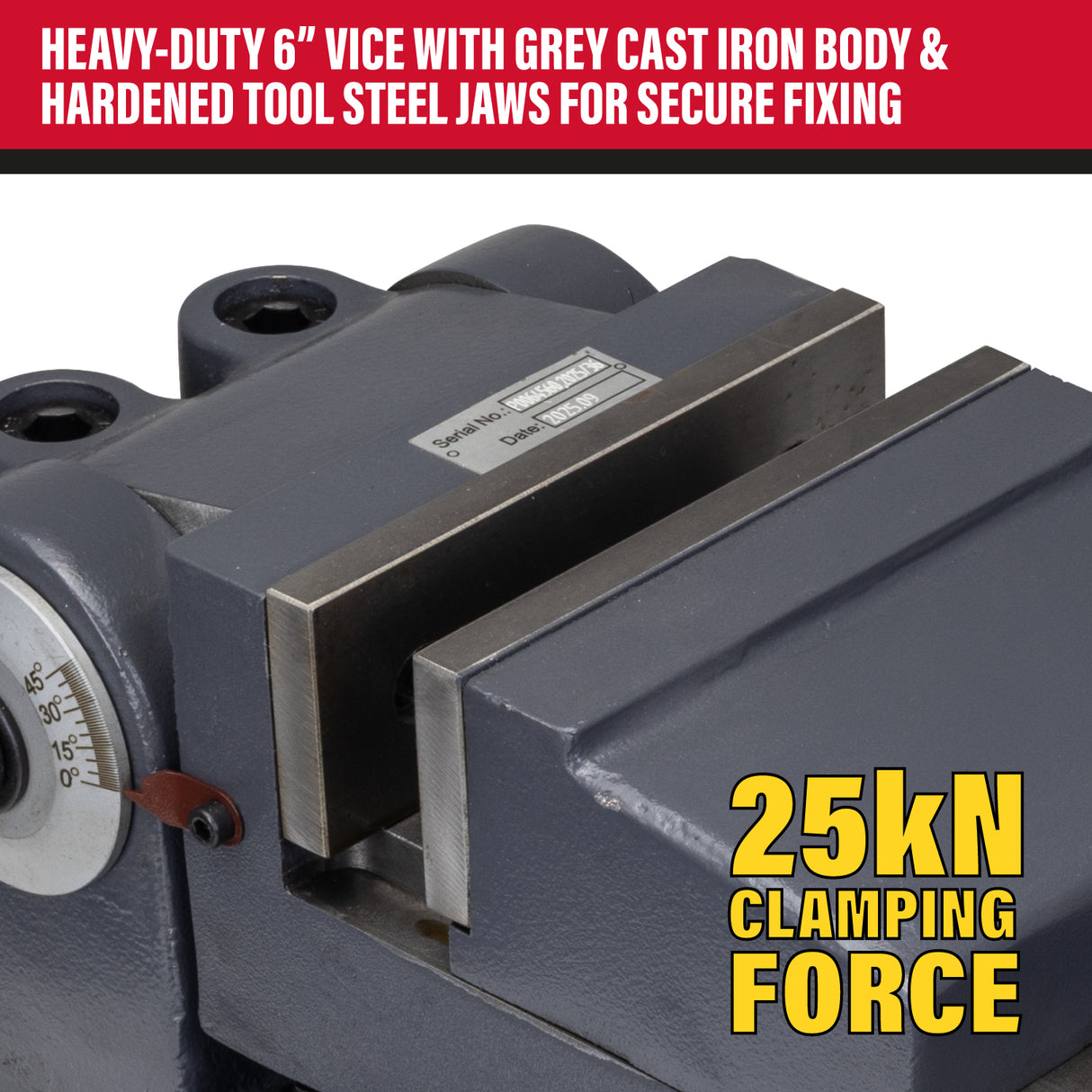 SIP 6" Swivel & Tilt Machine Vice