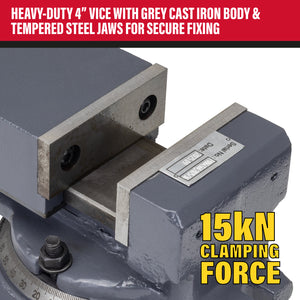 SIP 4" Swivel Machine Vice