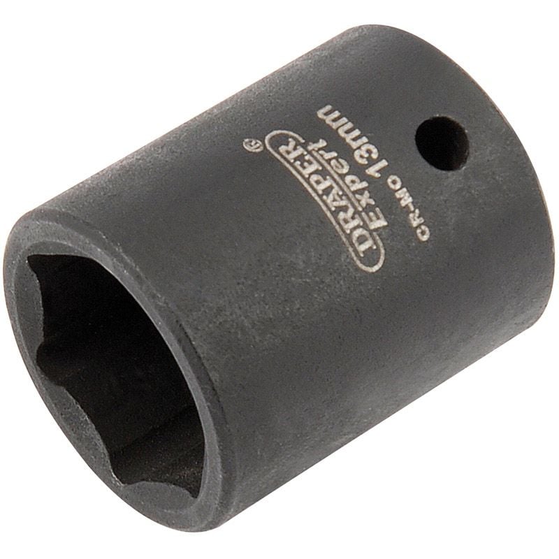 Draper 406-MM Expert HI-TORQ® 6 Point Impact Socket, 1/4" Sq. Dr., 13mm
