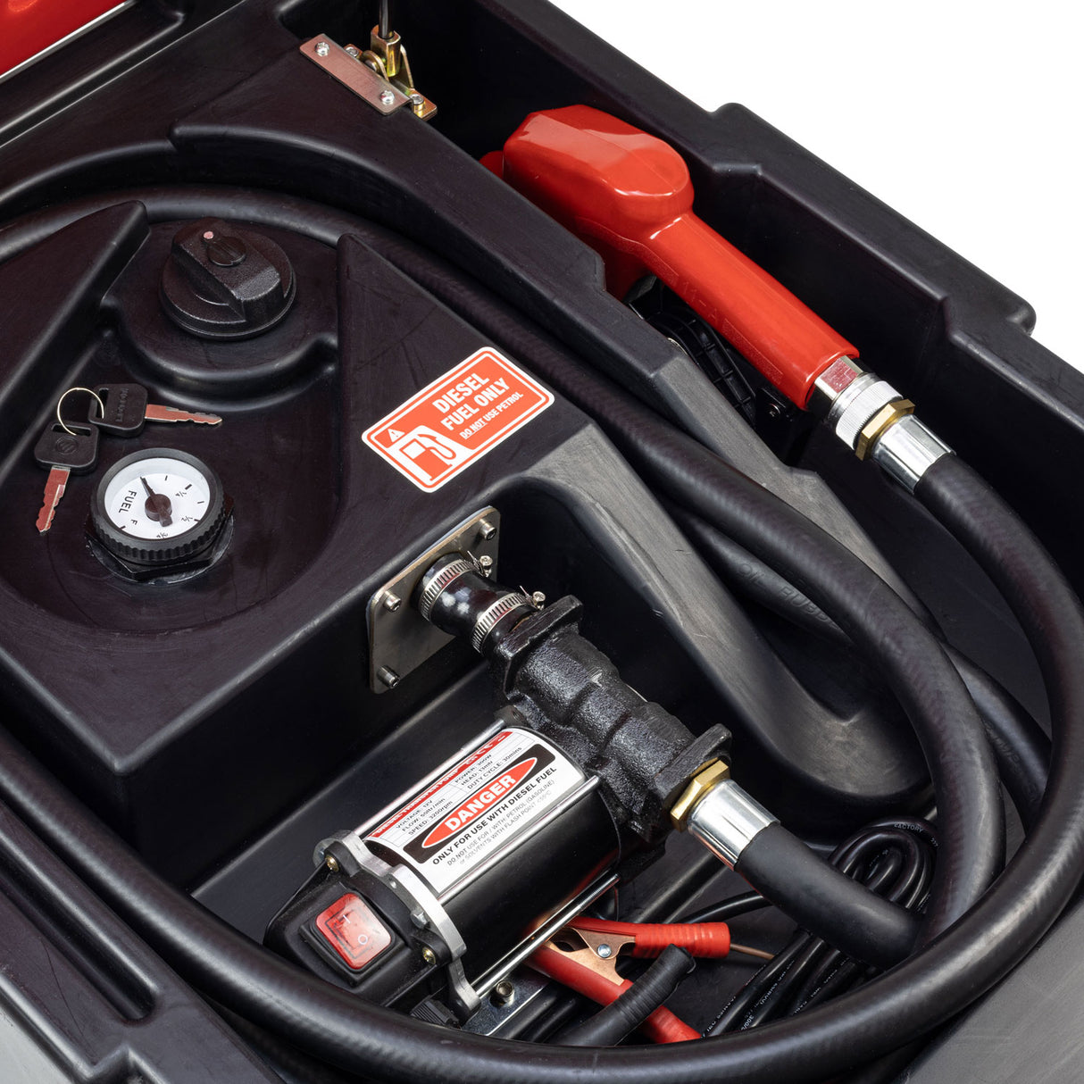 SIP 200ltr Portable Diesel Tank with High-Flow 12v Transfer Pump