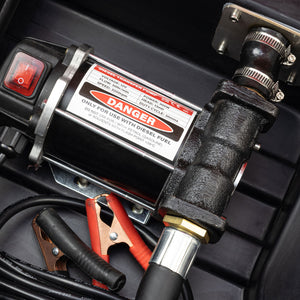 SIP 200ltr Portable Diesel Tank with High-Flow 12v Transfer Pump