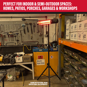 SIP Halogen Infrared Heater with Remote Control