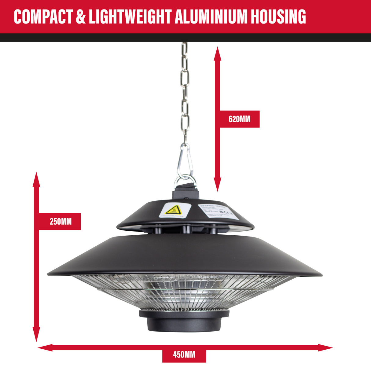 SIP Hanging Halogen Infrared Heater