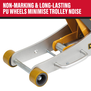 WINNTEC® 2 Ton Aluminium / Steel Turbo Lifter Trolley Jack