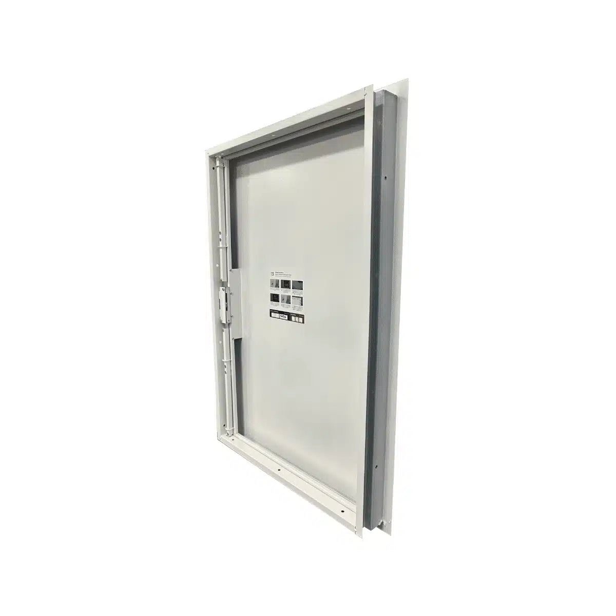 1 Hour Fire Rated Metal Single Riser Door – 25mm Picture Frame – 3 Point Lock - RISERPF1250x500 - Rapid Access - Trade Counter Direct