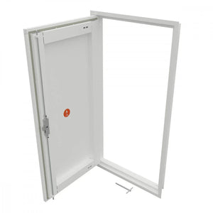 1 Hour Fire Rated Metal Single Riser Door Access Panel – Picture Frame or Beaded Frame – 3 Point Lock - RISERDOORFRBF1200 - Rapid Access - Trade Counter Direct