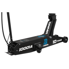 Sealey 10001A Viking Professional Long Reach Air/Manual Operation Trolley Jack with Rocket Lift 10 Tonne