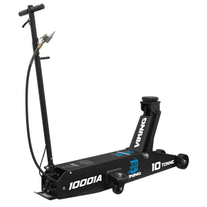Sealey 10001A Viking Professional Long Reach Air/Manual Operation Trolley Jack with Rocket Lift 10 Tonne - additional view 2