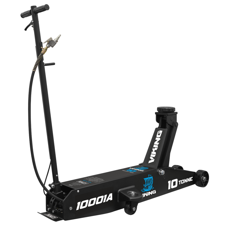 Sealey 10001A Viking Professional Long Reach Air/Manual Operation Trolley Jack with Rocket Lift 10 Tonne - additional view 2