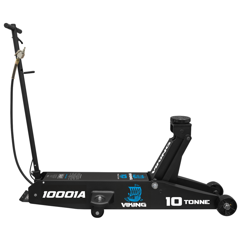Sealey 10001A Viking Professional Long Reach Air/Manual Operation Trolley Jack with Rocket Lift 10 Tonne - additional view 4