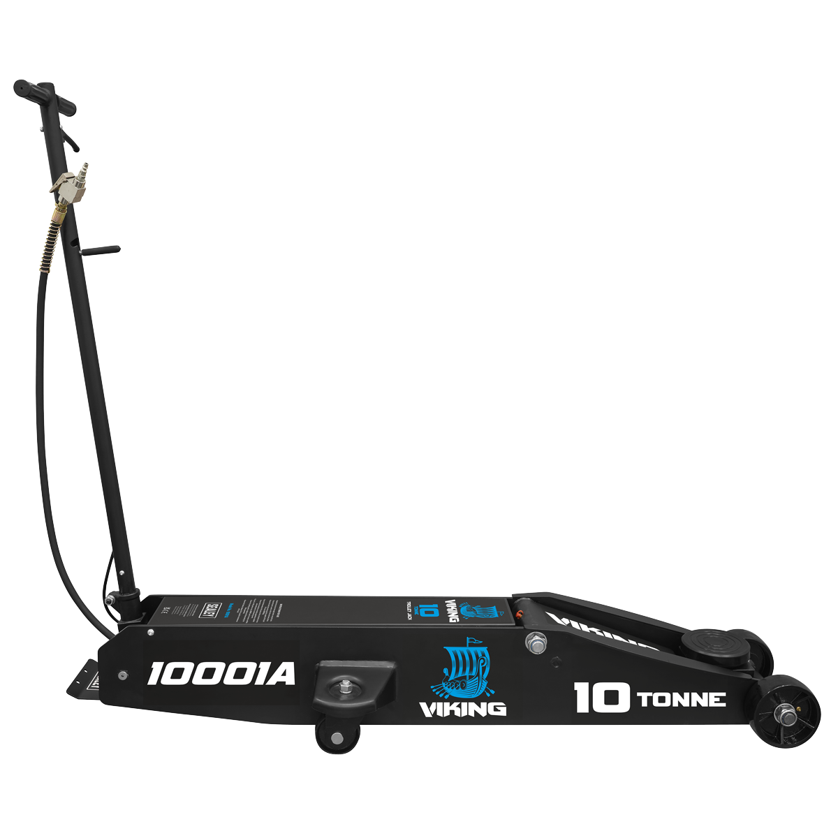 Sealey 10001A Viking Professional Long Reach Air/Manual Operation Trolley Jack with Rocket Lift 10 Tonne - additional view 3