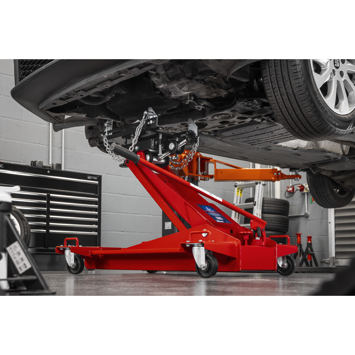 Sealey 1000E Premier Floor Transmission Jack 1 Tonne - additional view 8