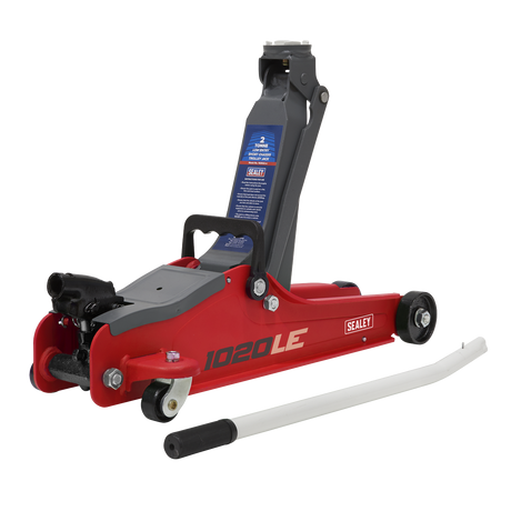 Sealey 1020LEBAGCOMBO Low Entry Short Chassis Trolley Jack & Accessories Bag Combo, 2 Tonne - Red - additional view 2
