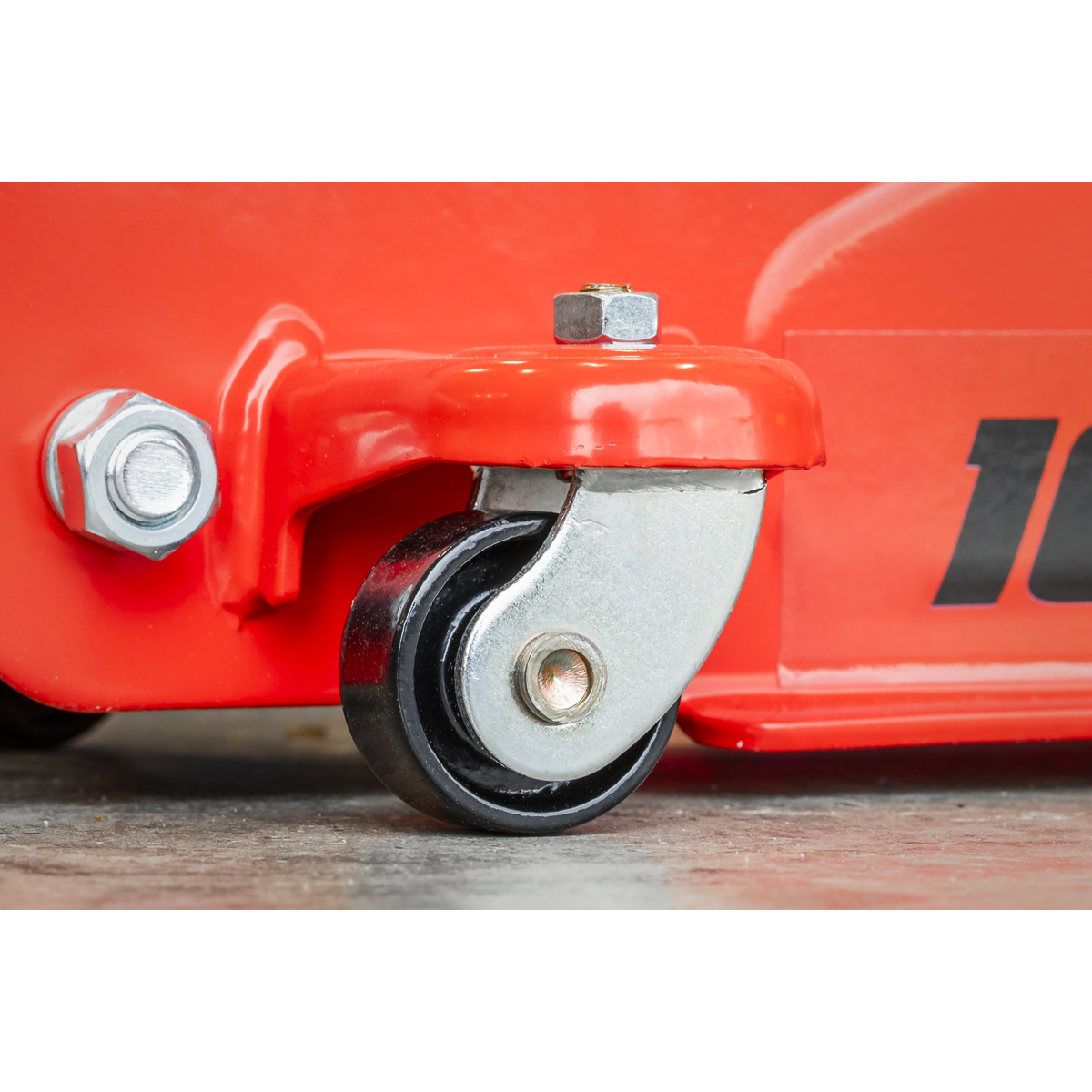 Sealey 1020LE Low Profile Short Chassis Trolley Jack 2 Tonne - Red - additional view 2
