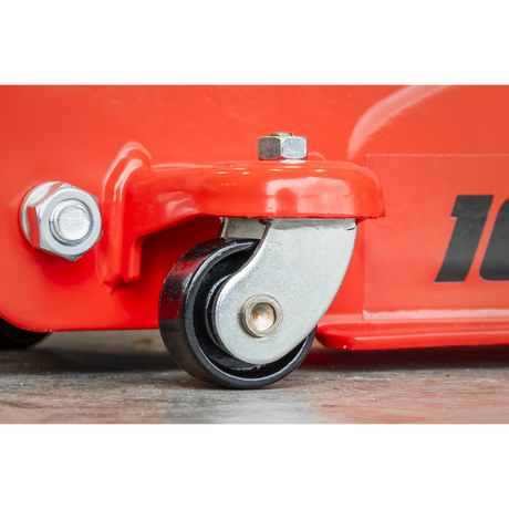 Sealey 1020LE Low Profile Short Chassis Trolley Jack 2 Tonne - Red - additional view 2