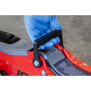 Sealey 1020LE Low Profile Short Chassis Trolley Jack 2 Tonne - Red - additional view 3