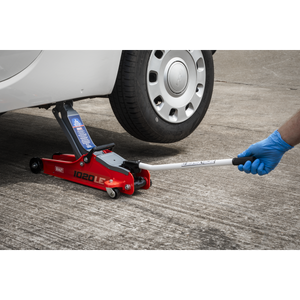 Sealey 1020LE Low Profile Short Chassis Trolley Jack 2 Tonne - Red - additional view 6