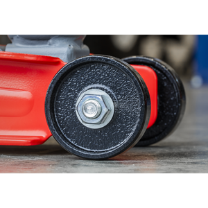Sealey 1020LE Low Profile Short Chassis Trolley Jack 2 Tonne - Red - additional view 8