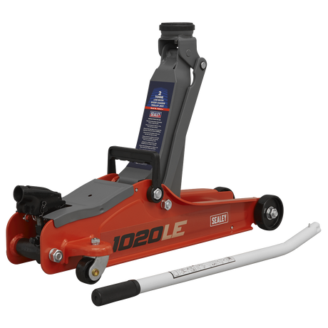 Sealey 1020LE Low Profile Short Chassis Trolley Jack 2 Tonne - Red