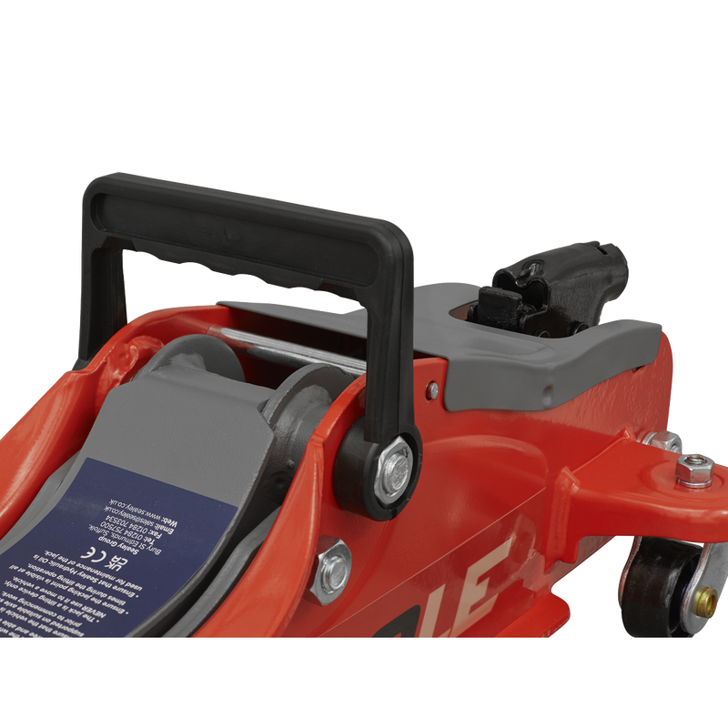 Sealey 1020LE Low Profile Short Chassis Trolley Jack 2 Tonne - Red - additional view 11